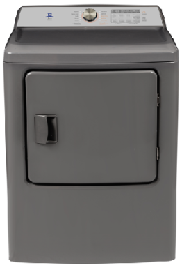 Elisii Top Load Washer & Dryer Set: Model# DTLAW4110GRY/DTLED7010GRY