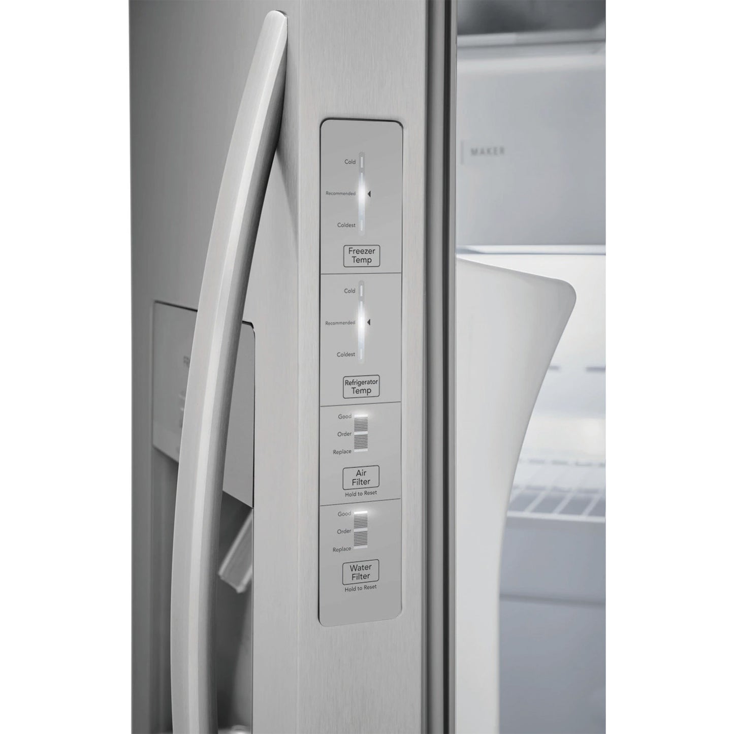 Frigidaire Side by Side Refrigerator: Model# FRSS2623AS