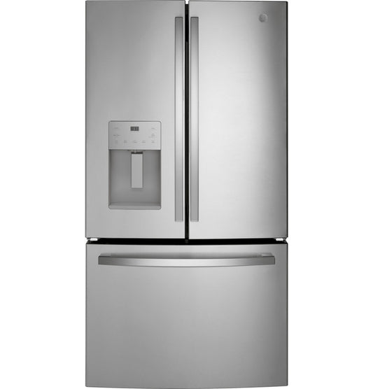 GE French Door Refrigerator: Model# GFE26JYMFS
