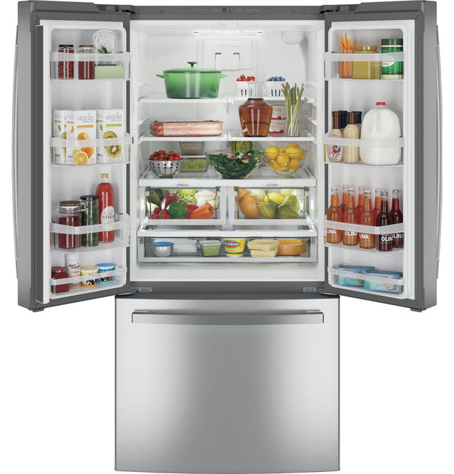 GE French Door Refrigerator: Model# GNE25JYKFS