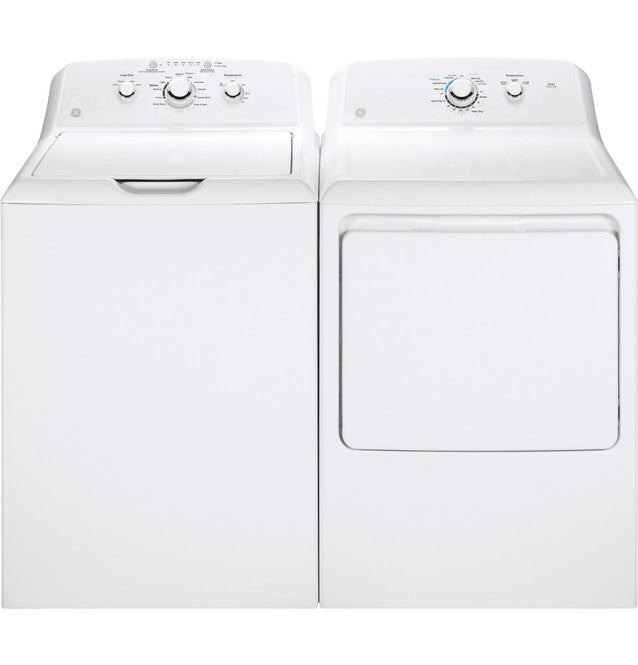 GE Top Load Washer & Dryer Set: Model# GTW325ASWWW/GTX33EASKWW