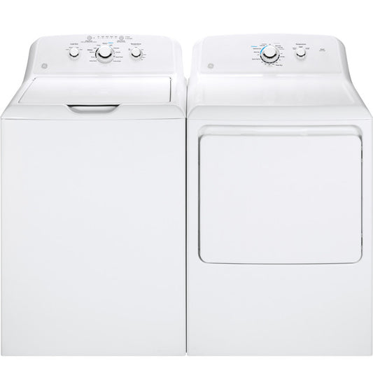 GE Top Load Washer & Dryer Set: Model# GTW325ASWWW/GTX33EASKWW