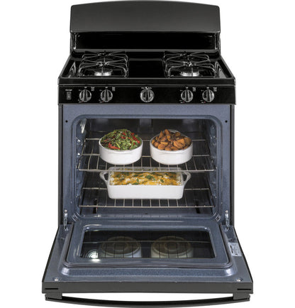 GE Gas Range: Model# JGBS30DEKBB/WW