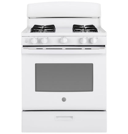 GE Gas Range: Model# JGBS30DEKBB/WW