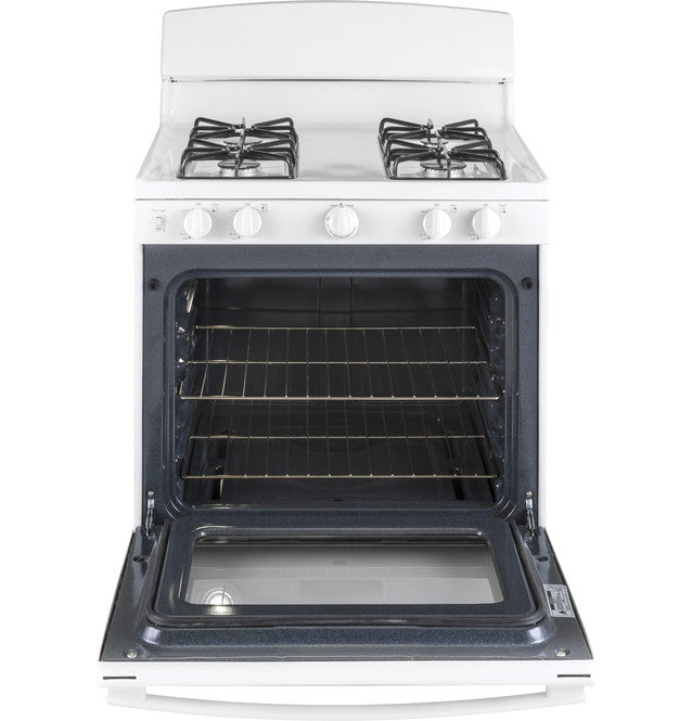 GE Gas Range: Model# JGBS30DEKBB/WW