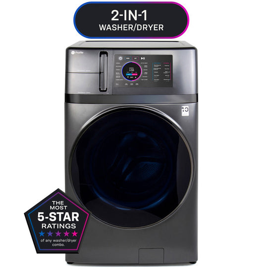 GE Profile Front Load Washer/Dryer Combo: Model# PFQ97HSPVDS