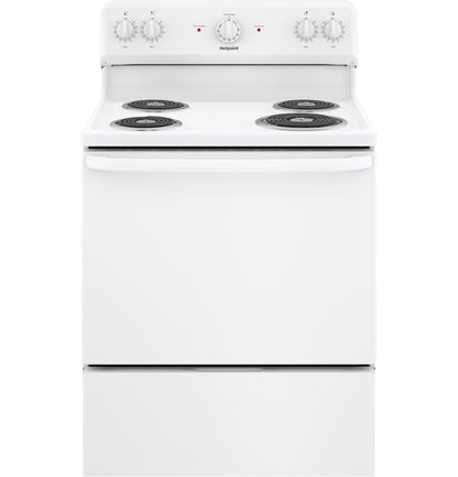 Hotpoint Electric Range: Model# RBS160DMBB/WW