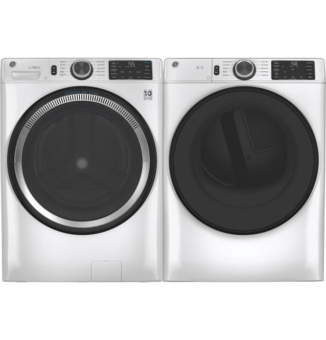 GE Front Load Washer & Dryer Set: Model# GFW550SSNWW/GFD55ESSNWW