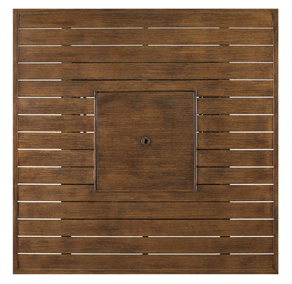 Paradise Trail Square Bar Table w/Fire Pit