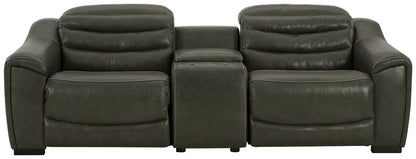 Center Line 3-Piece Power Reclining Loveseat with Console