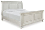 Robbinsdale Queen Sleigh Bed Antique White