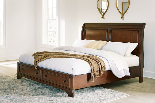Trellington  Sleigh Storage Bed