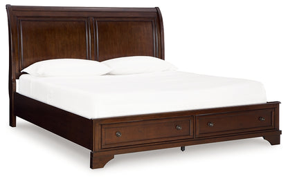 Trellington  Sleigh Storage Bed