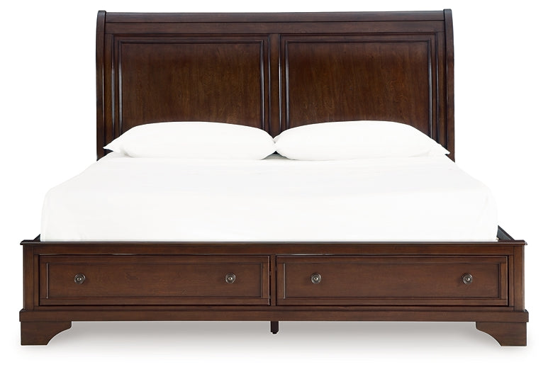 Trellington  Sleigh Storage Bed
