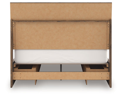 Chirason  Panel Bed With Storage