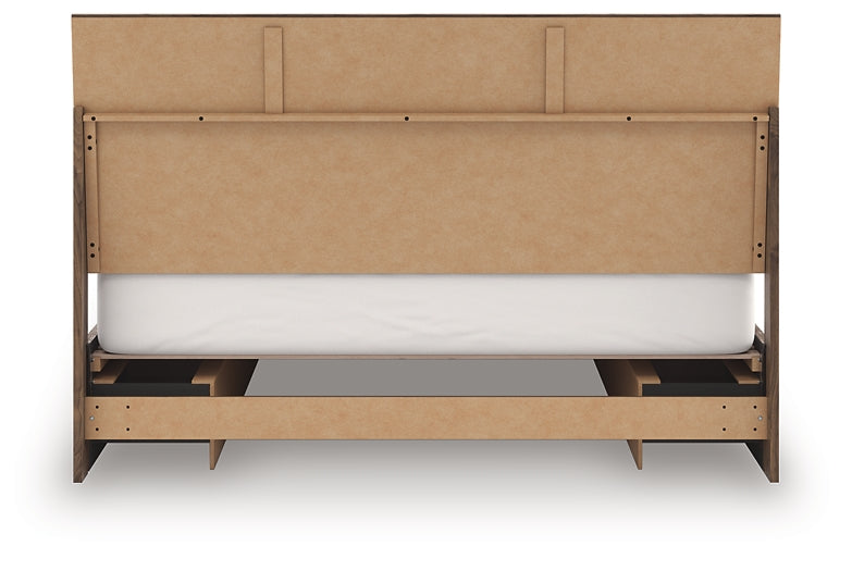 Chirason  Panel Bed With Storage