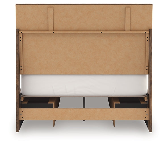Chirason  Panel Bed With Storage
