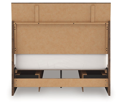 Chirason  Panel Bed With Storage