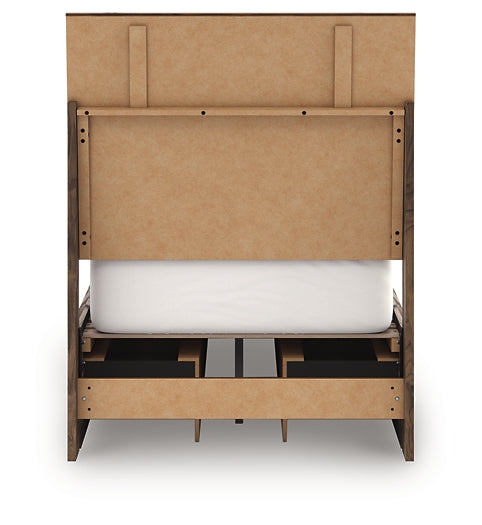 Chirason  Panel Bed With Storage