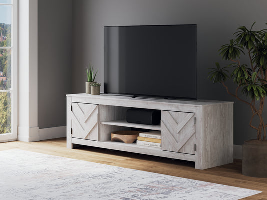 Cayboni LG TV Stand w/Fireplace Option