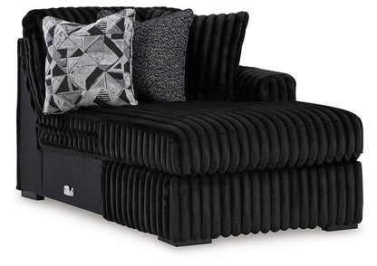 Midnight-Madness 3-Piece Sectional with Chaise