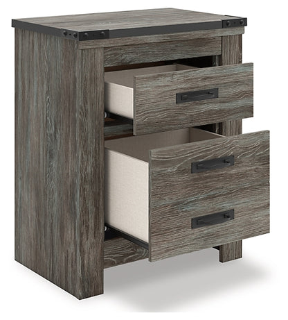 Frandern Two Drawer Night Stand