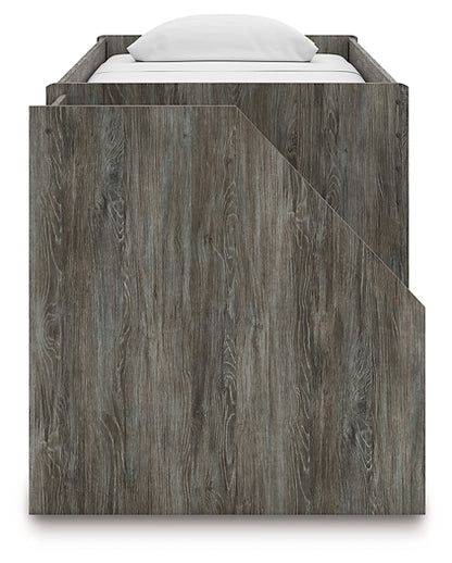 Frandern  Loft  Bed With Bookcase Storage