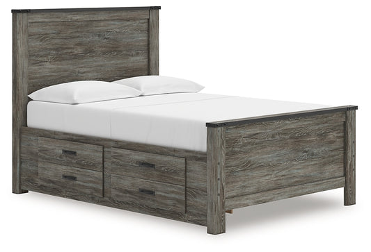 Frandern  Panel Bed With Storage