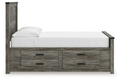 Frandern  Panel Bed With Storage