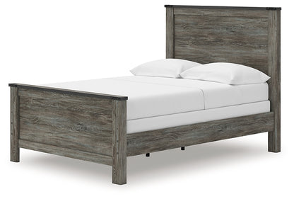 Frandern  Panel Bed