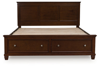 Danabrin  Panel Storage Bed