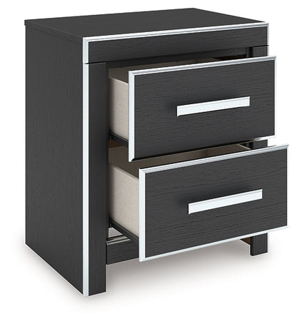 Zuraleus Two Drawer Night Stand