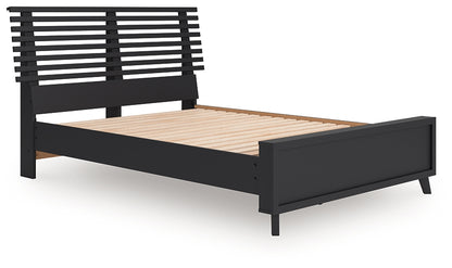 Danziar  Slat Panel Bed