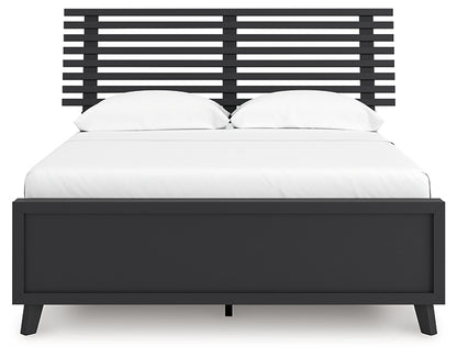 Danziar  Slat Panel Bed
