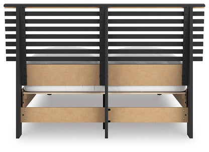 Danziar  Slat Panel Bed