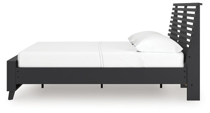 Danziar  Slat Panel Bed