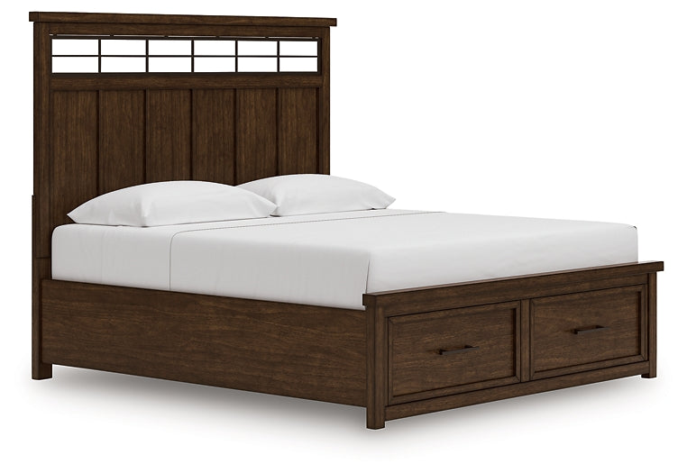Taffenbrook  Panel Storage Bed