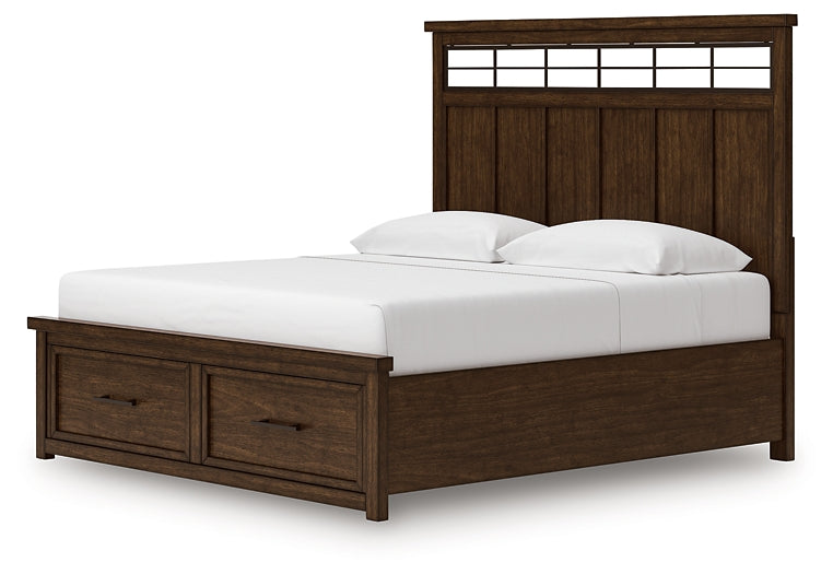 Taffenbrook  Panel Storage Bed