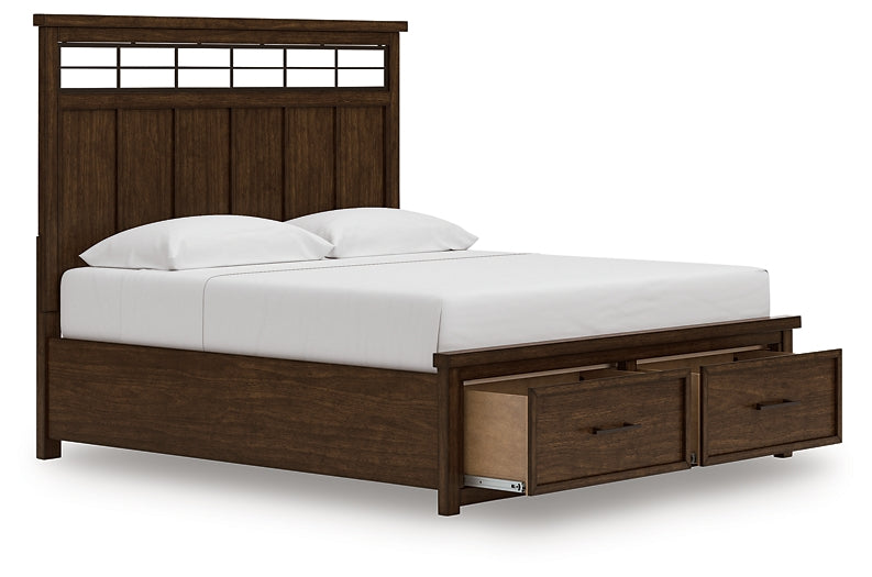 Taffenbrook  Panel Storage Bed