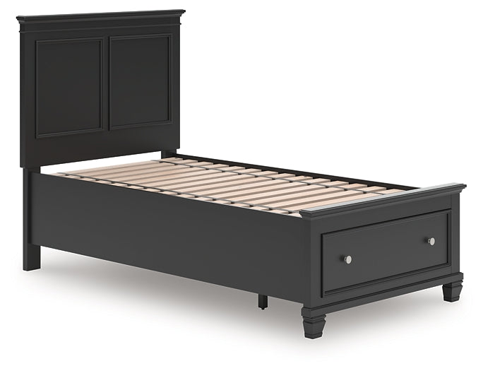 Lanolee  Panel Storage Bed
