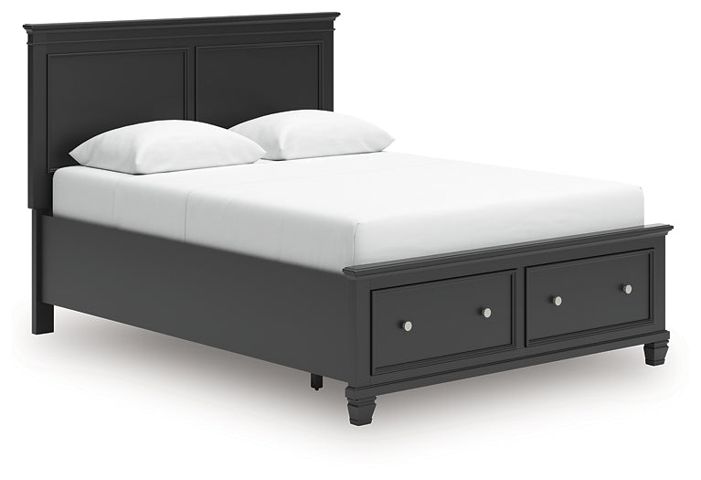 Lanolee  Panel Storage Bed