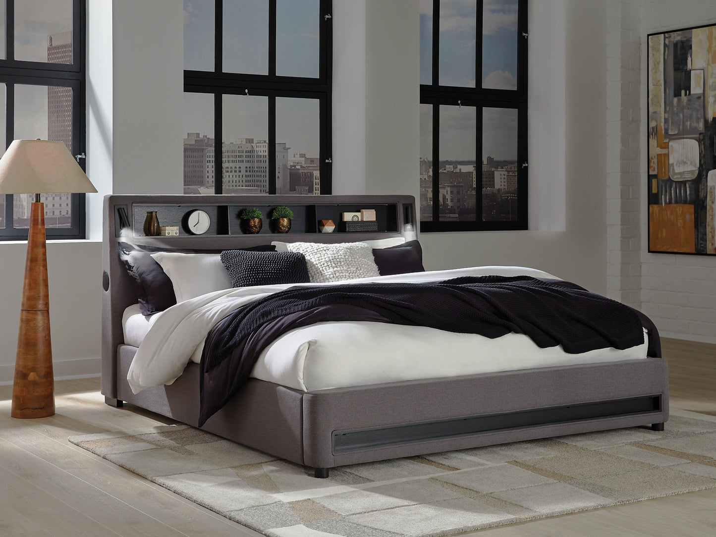 Verishaw California  Upholstered Bed