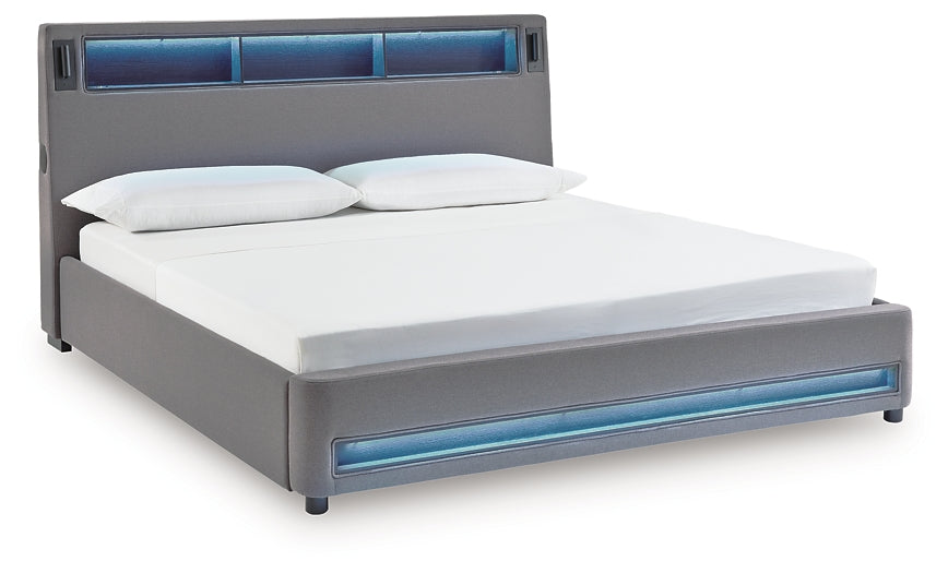 Verishaw California  Upholstered Bed