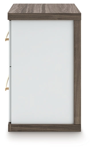 Kendanport Two Drawer Night Stand