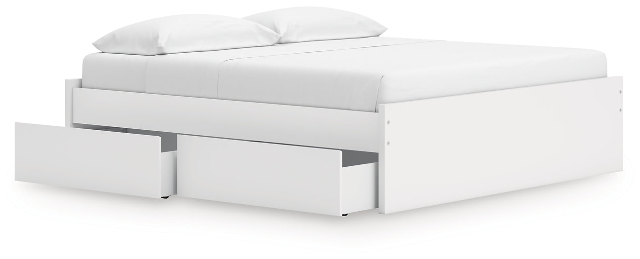 Onita  Platform Bed With 1 Side Storage