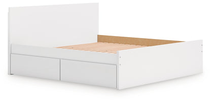 Onita  Panel Platform Bed With Storage