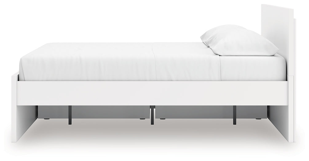 Onita  Panel Platform Bed With Storage