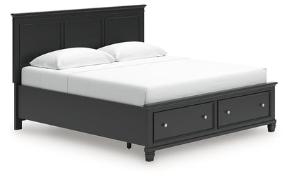 Lanolee  Panel Storage Bed