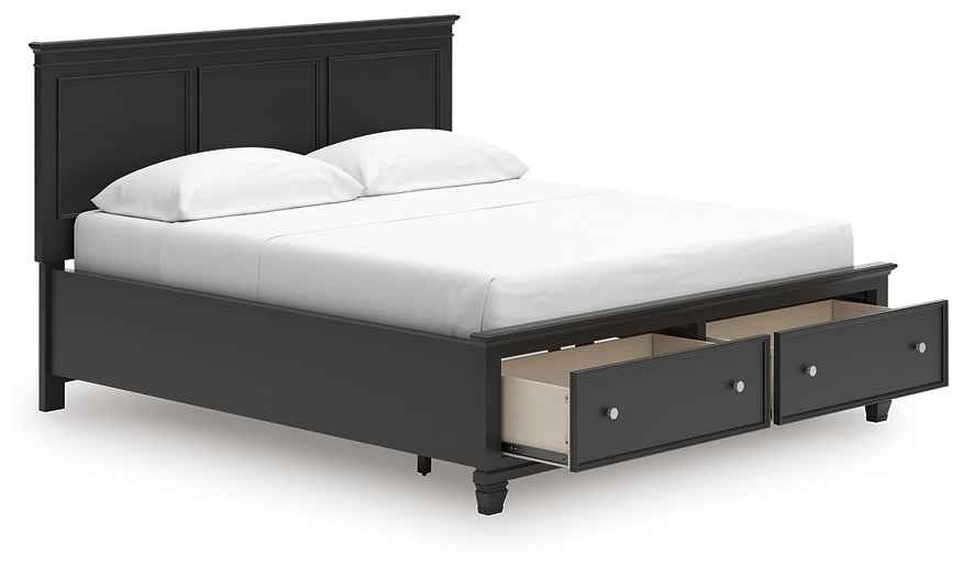 Lanolee California  Panel Storage Bed