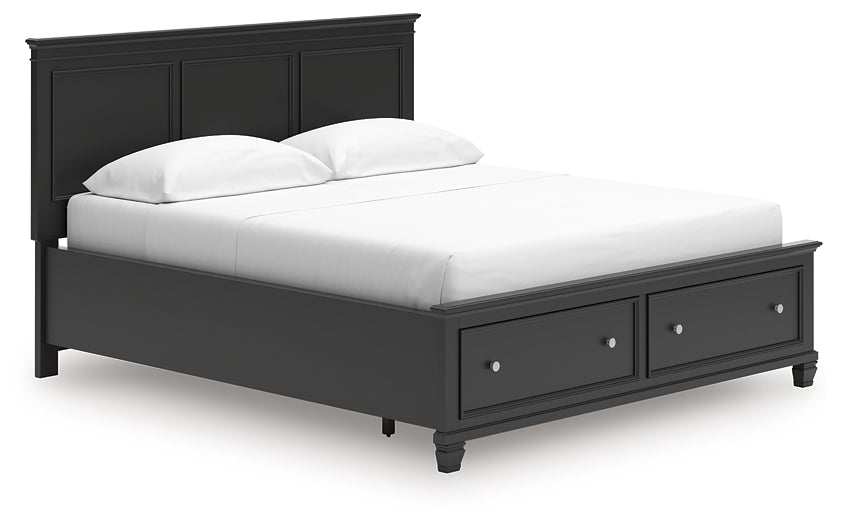Lanolee California  Panel Storage Bed
